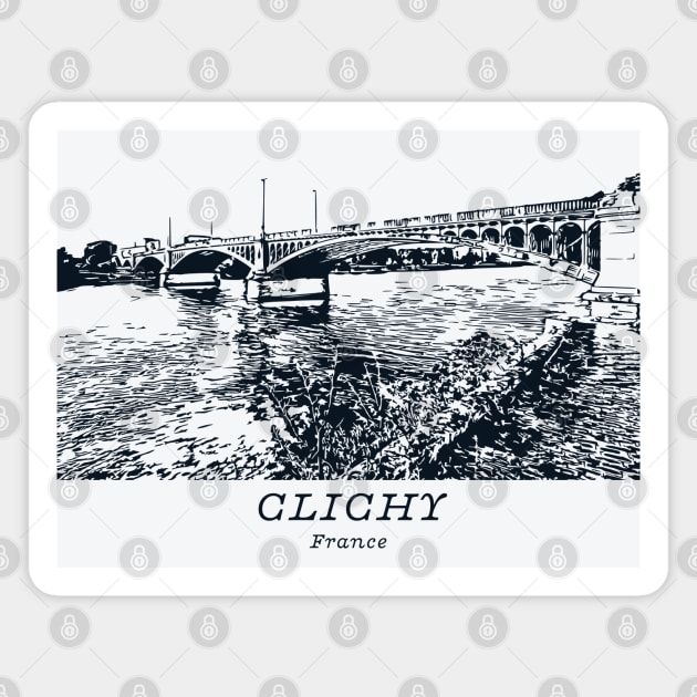 Clichy - France Magnet by Lakeric